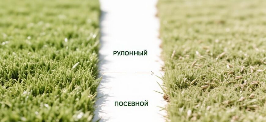 как выбрать рулонный газон